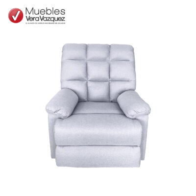 RECLINABLE ELÉCTRICO KABUL PUERTO USB LINO GRIS