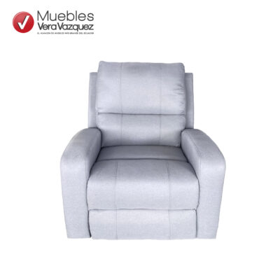 RECLINABLE ELÉCTRICO OTAWA PUERTO USB LINO GRIS